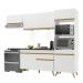 Cozinha Compacta 4 peças com Leds MP2015 Veneza Up Multimóveis Branca