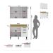 Cozinha Compacta MDF com Armário e Balcão com Tampo 120cm Multimóveis CR20452 Branco/Carvalho Tropical