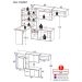 Cozinha Compacta Multimóveis Sofia FG2007 com Mesa Dobrável Preta