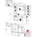 Cozinha Compacta Multimóveis Sofia FG2010 com Mesa Dobrável Preta