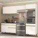 Cozinha Compacta Multimóveis Veneza GW FG3693 com Armário e Balcão Branca