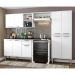 Cozinha Compacta Multimóveis Xangai Plus FG2840 Multimóveis Branca