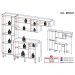 Cozinha Compacta Pequim 9 Portas MP2933 Multimóveis Preto