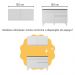 Cozinha Compacta com Bancada Americana 1 Porta Veneza Multimóveis MP2207 Branco