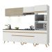 Cozinha Completa 5 peças com Leds MP2037 Veneza Up Multimóveis Branca