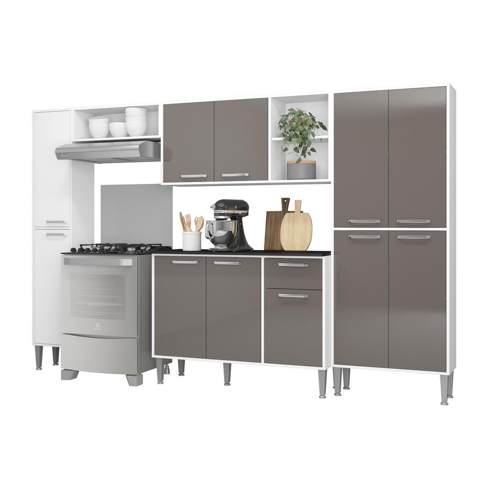 Cozinha Completa Armário e Balcão Xangai Classic Multimóveis