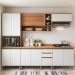Cozinha Completa Modulada 5 Peças com Balcão para Cooktop Multimóveis CR20402 Freijó/Branco
