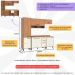 Cozinha Completa Modulada 5 Peças com Paneleiro Havana Multimóveis CR20335 Rovere/Champanhe