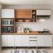 Cozinha Completa Modulada 5 Peças com Torre Quente e Balcão Multimóveis CR20404 Freijó/Branco