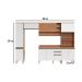 Cozinha Completa Modulada 5 Peças com Torre Quente e Balcão Multimóveis CR20406 Freijó/Branco
