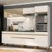 Cozinha Completa Multimóveis Veneza GW FG3715 com Armário e Balcão Branca