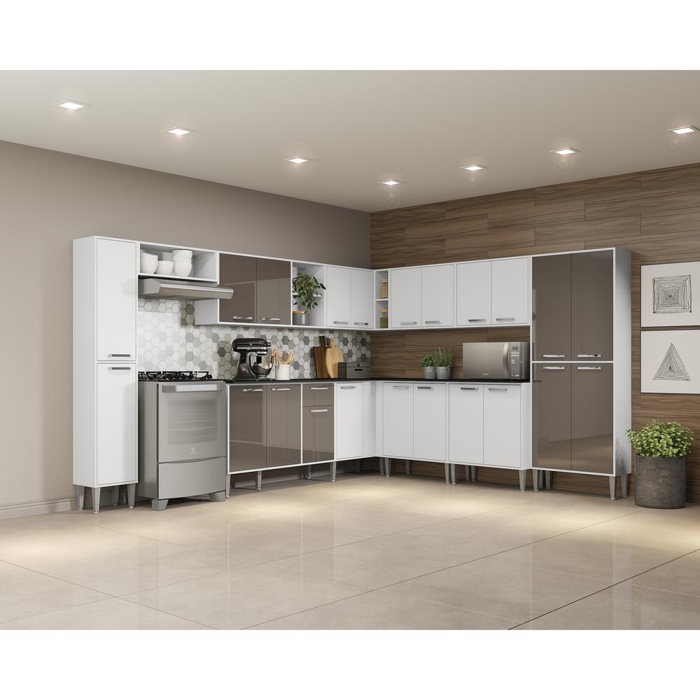 Cozinha Completa c/ Armário e Balcão Xangai Pop Multimóveis