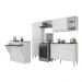 Cozinha Completa c/ Bancada Siena Multimóveis MP2040 Branca