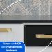 Cozinha Completa de Aço 4 Peças Armário para Forno/Micro e Balcão Multimóveis CR20371 Branco/Preto