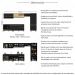 Cozinha Modulada Completa 357cm 6 Peças com Balcão para Cooktop Veneza Multimóveis MP2275 Preto/Dourado