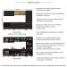 Cozinha Modulada Completa Compacta 287cm com Balcão para Cooktop Veneza Multimóveis MP2267 Preto/Dourado