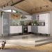 Cozinha Modulada Completa com Armário e Balcão 10 Pçs Siena Multimóveis MP2242 Branca/Lacca Fumê