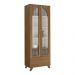 Cristaleira com Vidros 3 Portas e Adega 70cm Multimóveis CR50130 Cinamomo/Off White