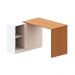 Escrivaninha Articulável com Armário 2 Portas Multimóveis CR25284 Branco/Freijó