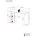 Escrivaninha Mesa para Computador Dubai Multimóveis Branca/Rustic