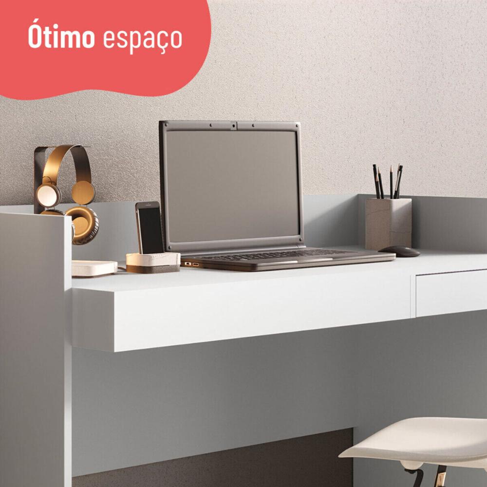 Escrivaninha com 1 Gaveta 160cm Multimóveis CR25283 Branco