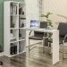 Escrivaninha com Estante Lateral Multimóveis FG2561 Branco 