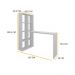 Escrivaninha com Estante Lateral Multimóveis FG2561 Branco 