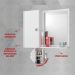 Espelheira para Banheiro com 1 Porta 57,2cm Multimóveis CR10127 Branco