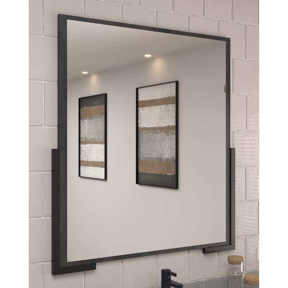 Espelheira para banheiro 70cm Multimóveis CR10110 Carbono