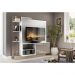 Estante Home Theater com Suporte P/TV até 55'' Denver Multimóveis Branco/Lacca Fumê