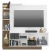 Estante Home Theater com Suporte P/TV até 55'' Denver Multimóveis Branco/Madeirado