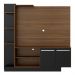 Estante Home Theater com Suporte P/TV até 55'' Denver Multimóveis Duna/Preto