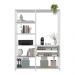 Estante Livreiro Modular 135cm 2 Peças com 2 Gavetas Multimóveis MP6029 Branco