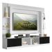 Estante Rack com Painel e Suporte TV 65" Moscou Multimóveis Branco/Preto