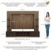 Estante Rack com Painel e Suporte TV 65" Moscou Multimóveis Madeirado/Tenerife