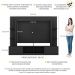 Estante Rack com Painel e Suporte TV 65" Moscou Multimóveis Preto