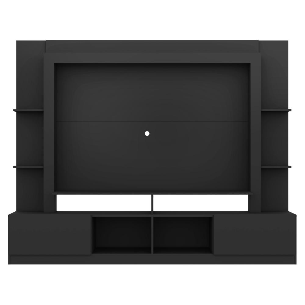 Estante Rack com Painel e Suporte TV 65" Moscou Multimóveis Preto