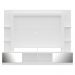 Estante com Espelho para TV até 65" Multimóveis Oslo FG3390 Branca/Tenerife