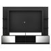 Estante com Espelho para TV até 65" Multimóveis Oslo FG3390 Preta/Tenerife