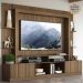 Estante com Suporte para TV até 65" Multimóveis Oslo FG3386 Madeirada