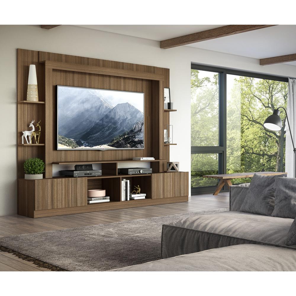 Estante com Suporte para TV até 65" Multimóveis Oslo FG3386 Madeirada