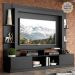 Estante com Suporte para TV até 65" Multimóveis Oslo FG3386 Preta