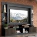 Estante para TV até 65" Multimóveis Oslo FG3395 Preta/Tenerife