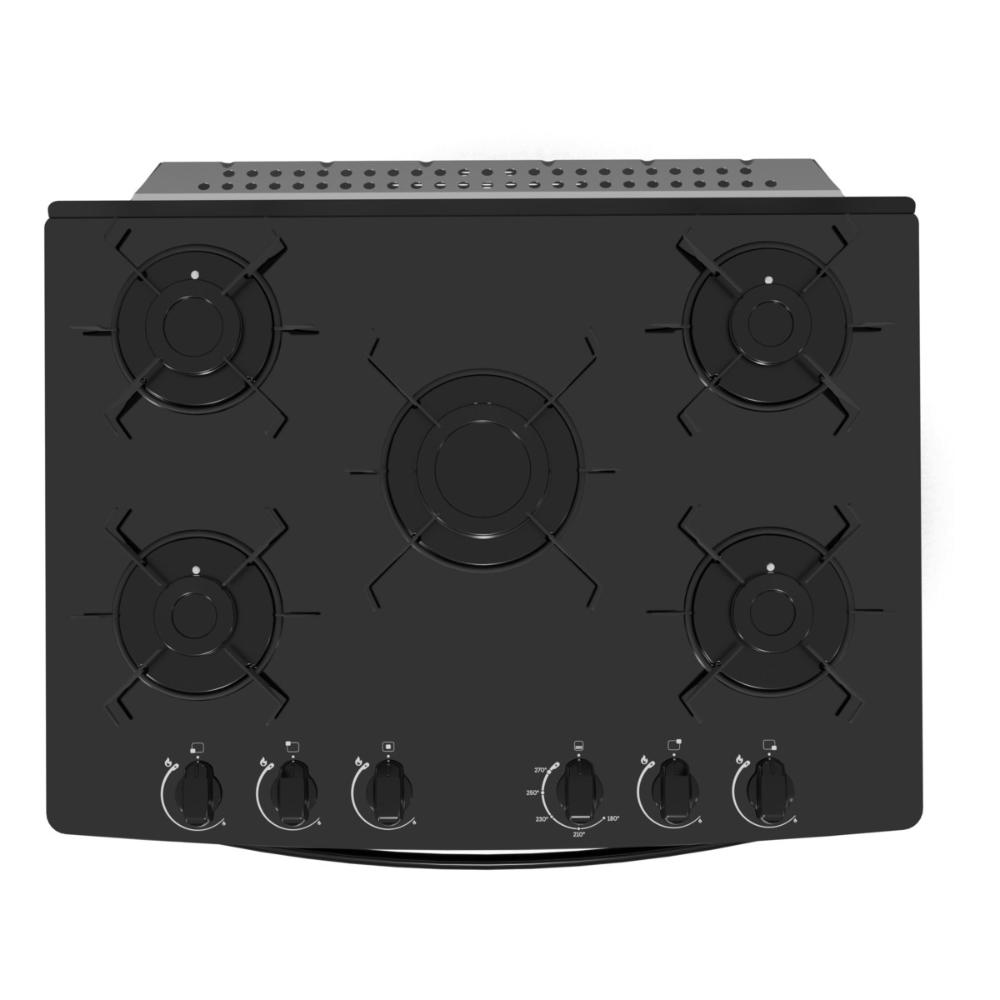 Fogão 5 Bocas a Gás Realce Smart Glass CR222 Preto