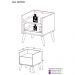 Gabinete Armário Banheiro 40 cm com Pés Retrô Multimóveis MP5037 Branco