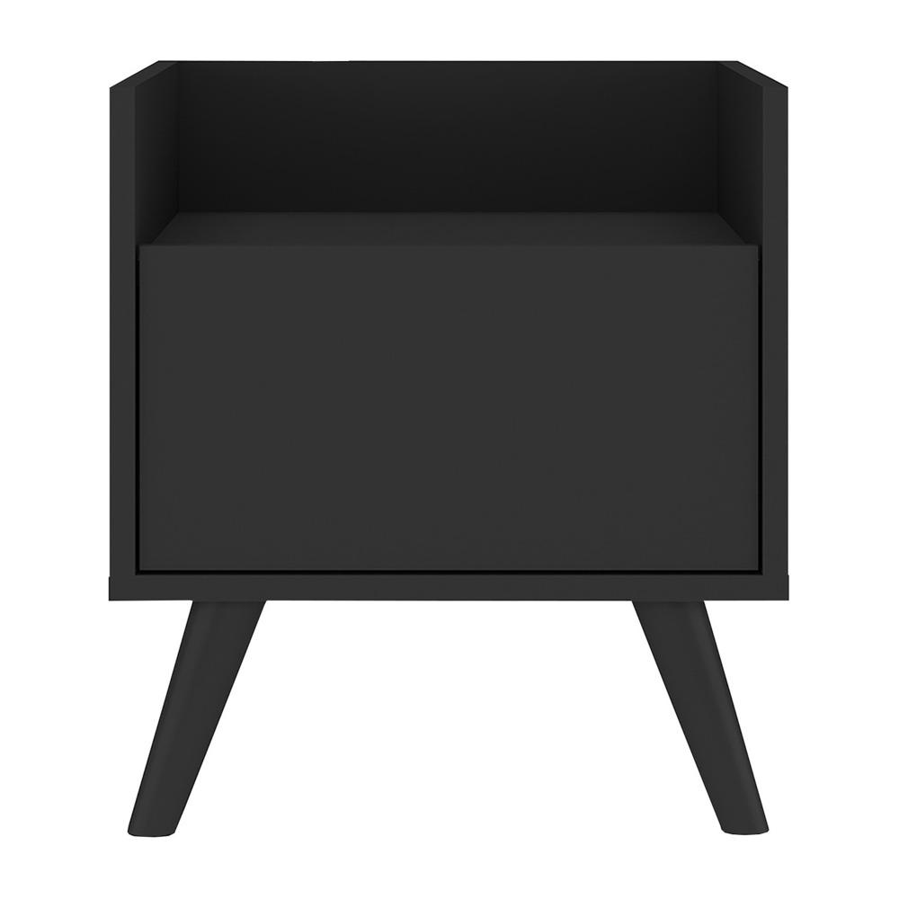 Gabinete Armário Banheiro 40cm Retrô Multimóveis V5037 Preto