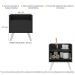 Gabinete Armário Banheiro 40cm Retrô Multimóveis V5037 Preto/Branco