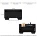 Gabinete Armário Banheiro 60 cm c/ Pés Quadrados Multimóveis Preto