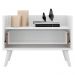 Gabinete Armário Banheiro 60 cm c/ Pés Retrô Multimóveis Branco