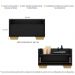 Gabinete Armário Banheiro 60cm Multimóveis V3625 Preto/Natural